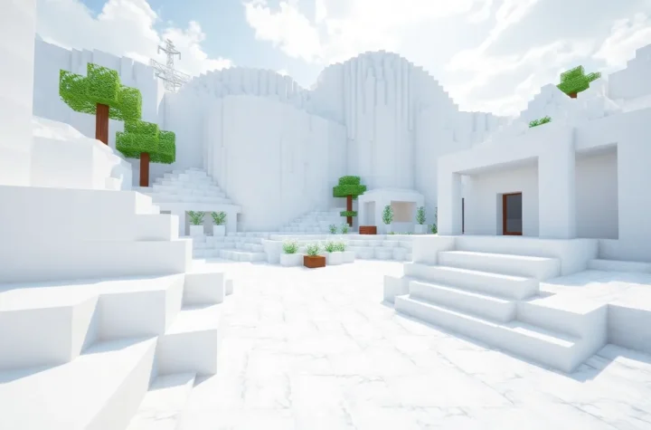 minecraft white blocks