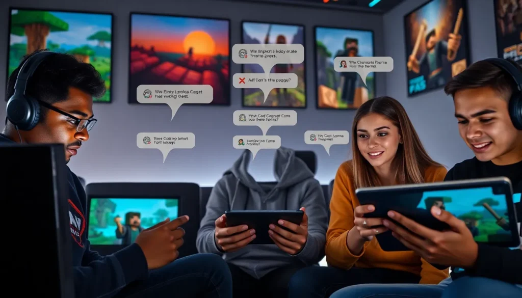 does minecraft have game chat